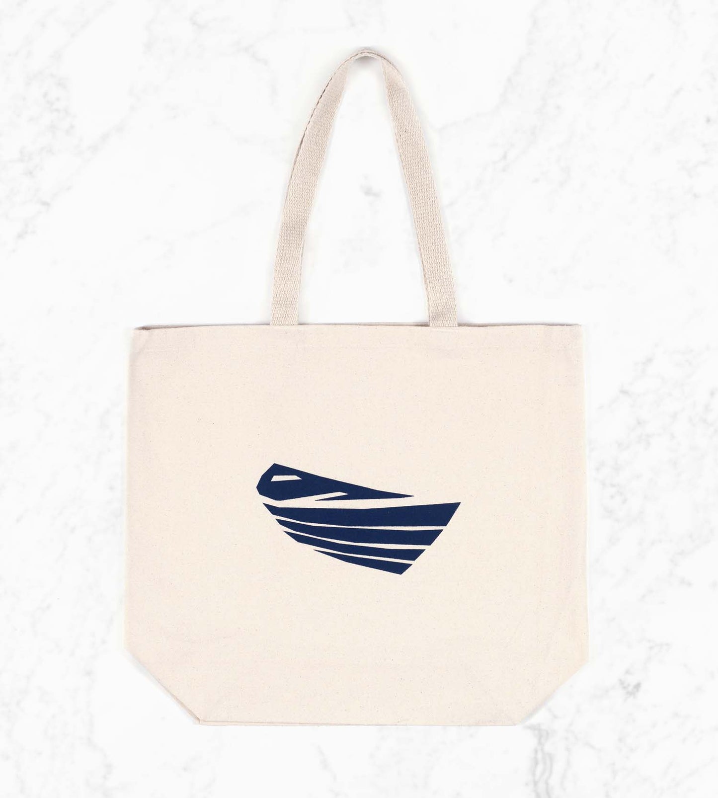Signature Navy Canvas Tote
